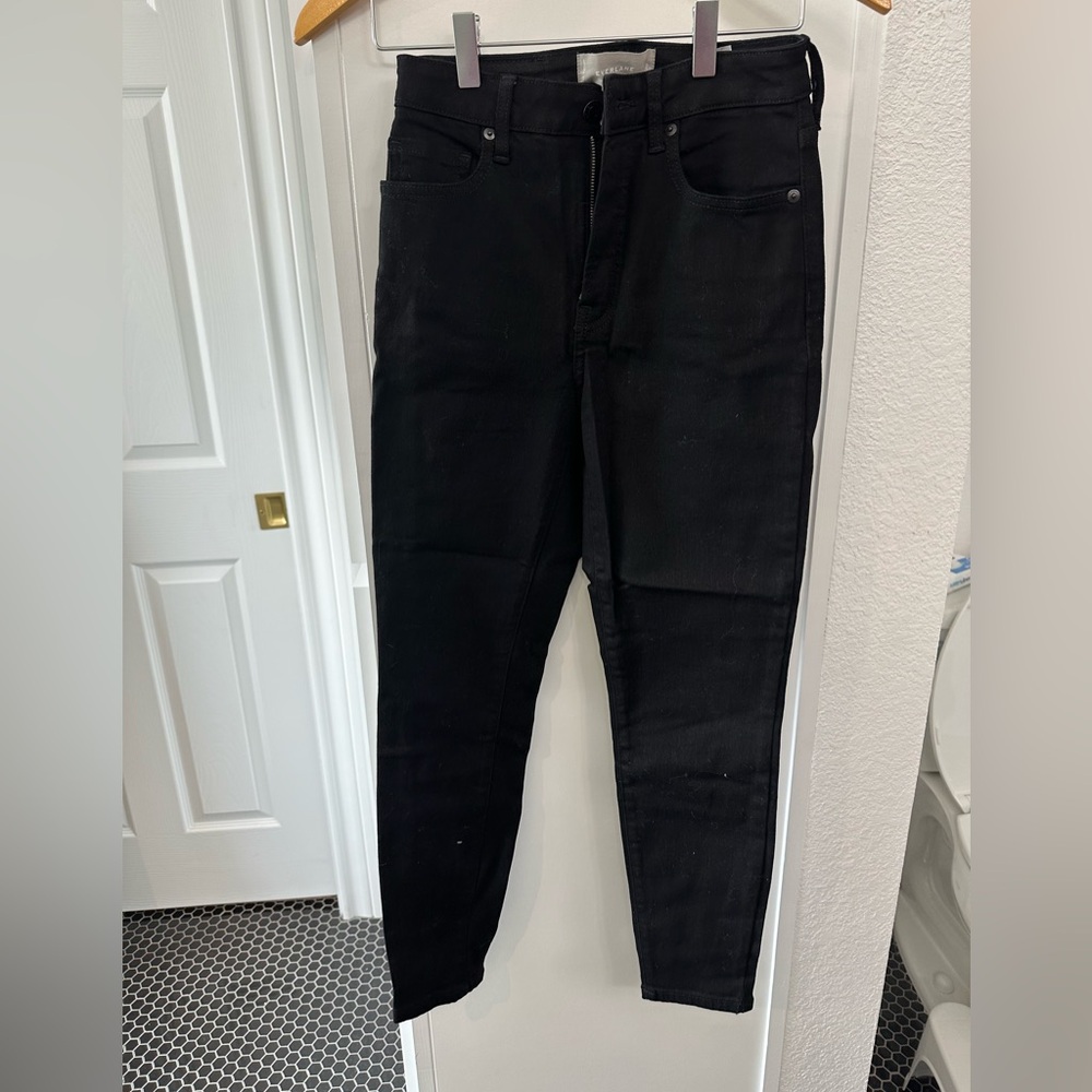EVERLANE Black High-Waisted Jeans